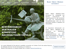 Tablet Screenshot of kgd-anwalt.de